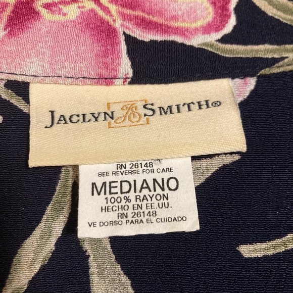 NWOT Vintage Jaclyn Smith Short Sleeve Blouse Top Size M - Picture 7 of 9